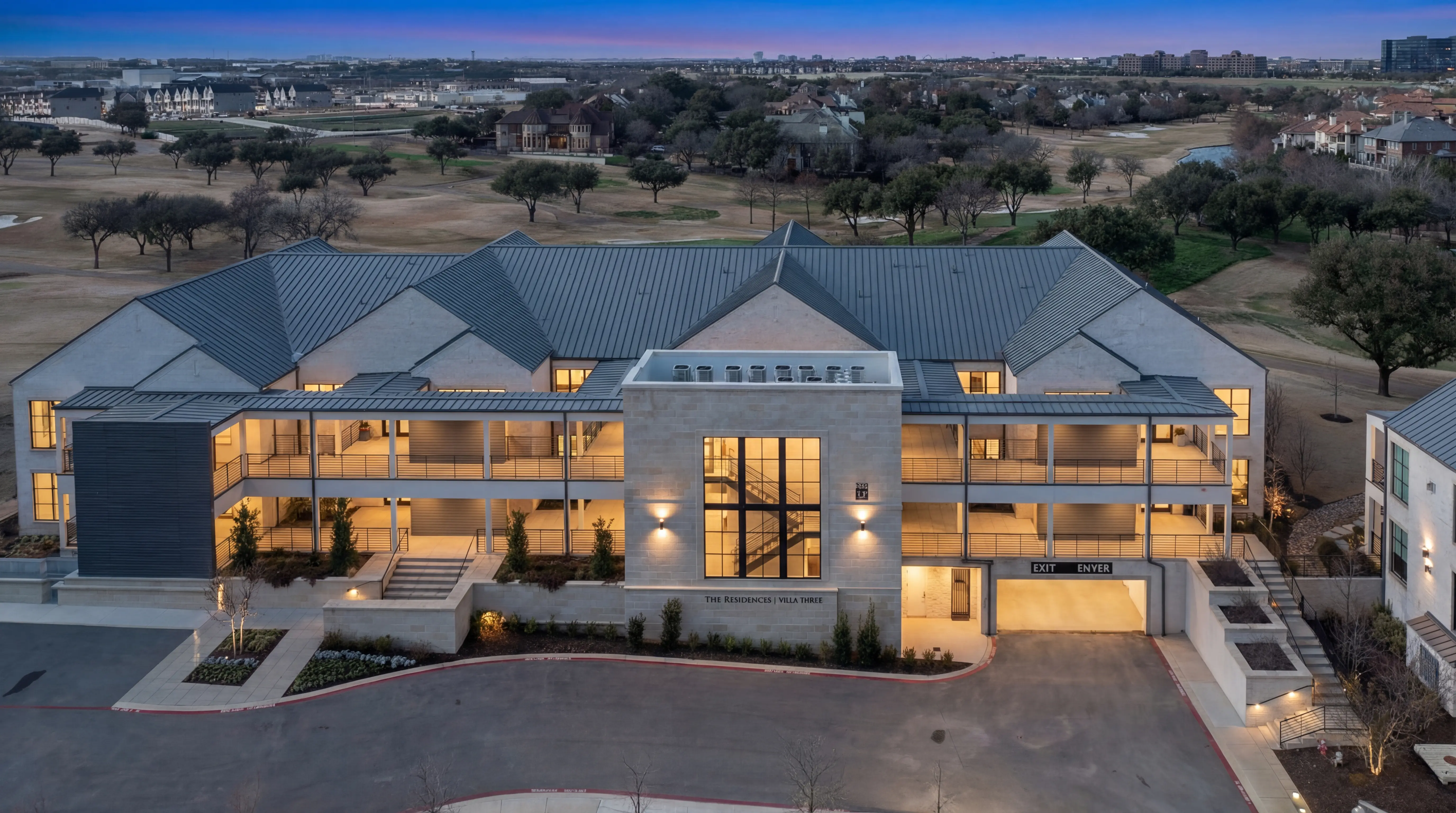 Twilight exterior